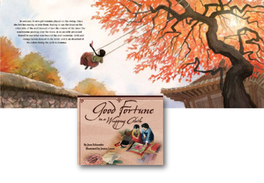 Good Fortune in a Wrapping Cloth - 2012-13 APALA award winner in the picture book category